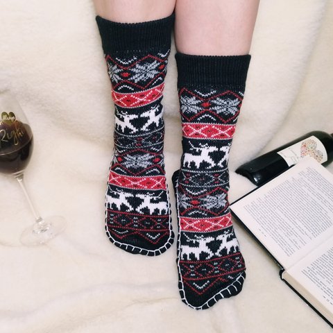 Шкарпетки жіночі з підошвою 2015-m-4 фото