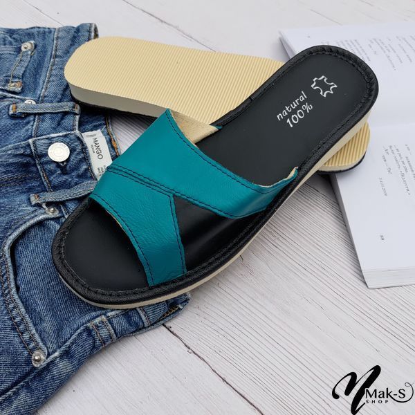 Тапочки шкіряні "Polmar" 1221-8-36 фото